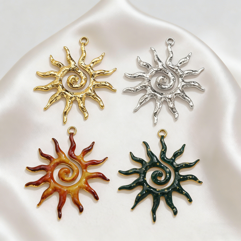 Vintage Tech Accessories - 5PCS Stainless Steel Vintage Spiral Sun
