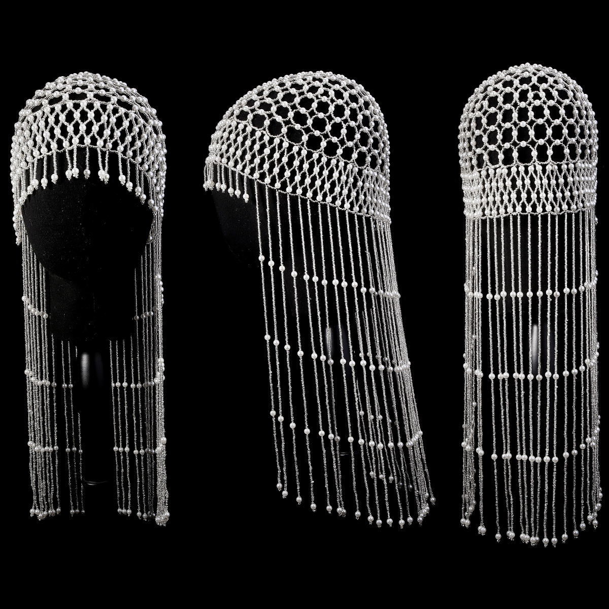Luxury Pearls Beaded Headwrap  - Tech Accessories For Women 리뷰 및 가격