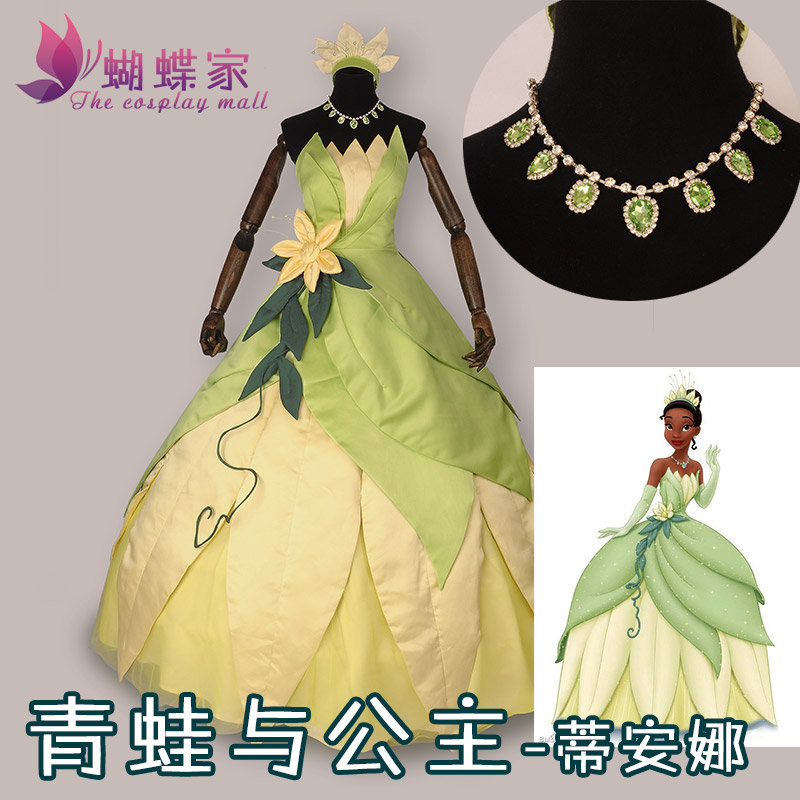 Princess Tiana Dress Cosplay C - Tech Accessories For Women 리뷰 및 가격