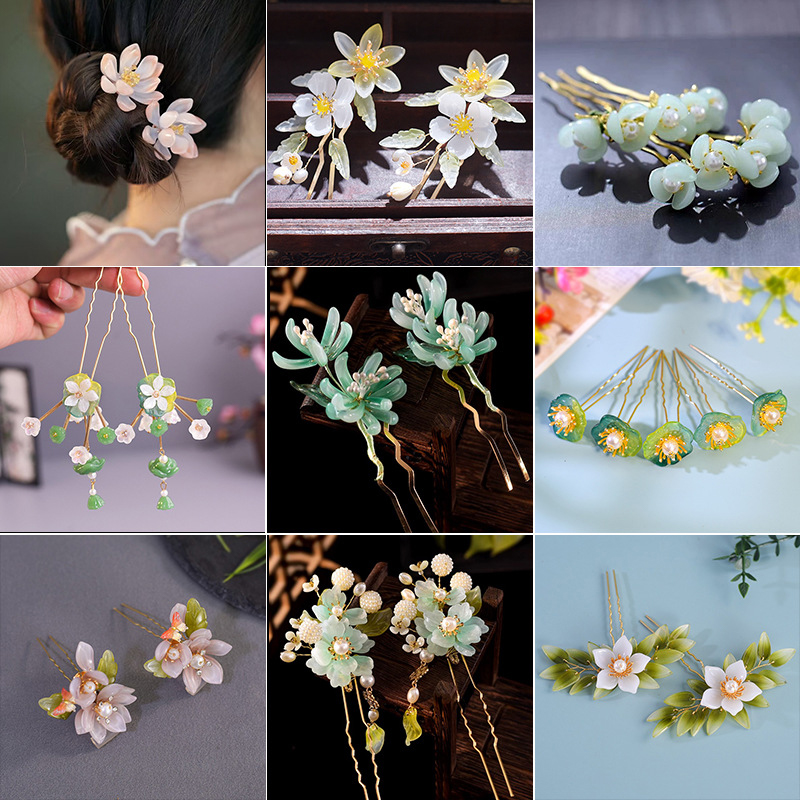 1Pair Vintage Hairpin Glazed F - Tech Accessories For Women 리뷰 및 가격