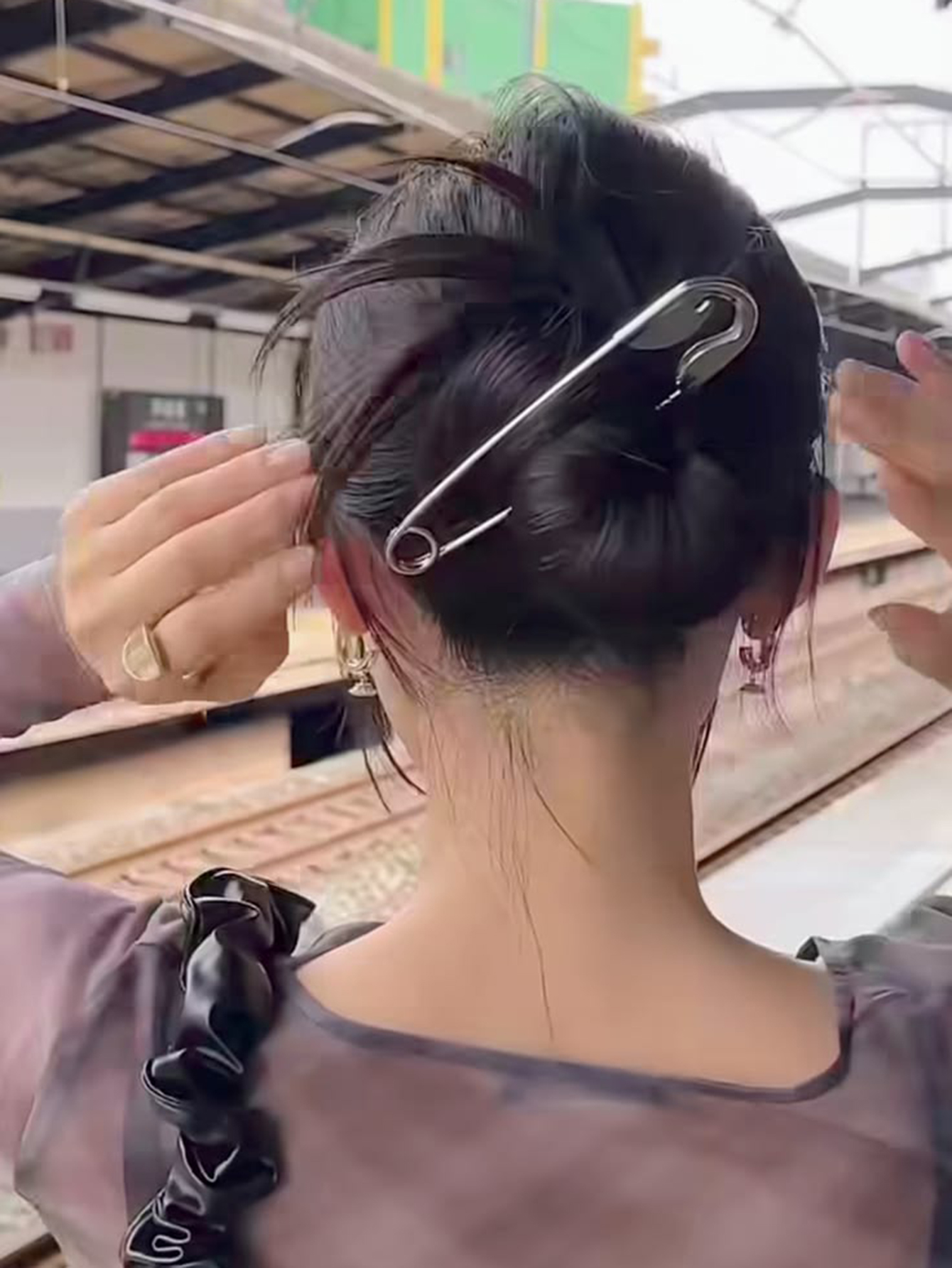 1Pcs Trendy Oversized Hair Saf - Tech Accessories For Women 리뷰 및 가격