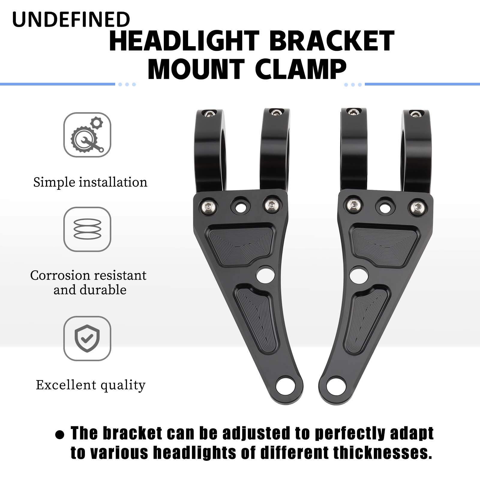 33mm-58mm Headlight Bracket Mo - Tech Q 리뷰 및 가격