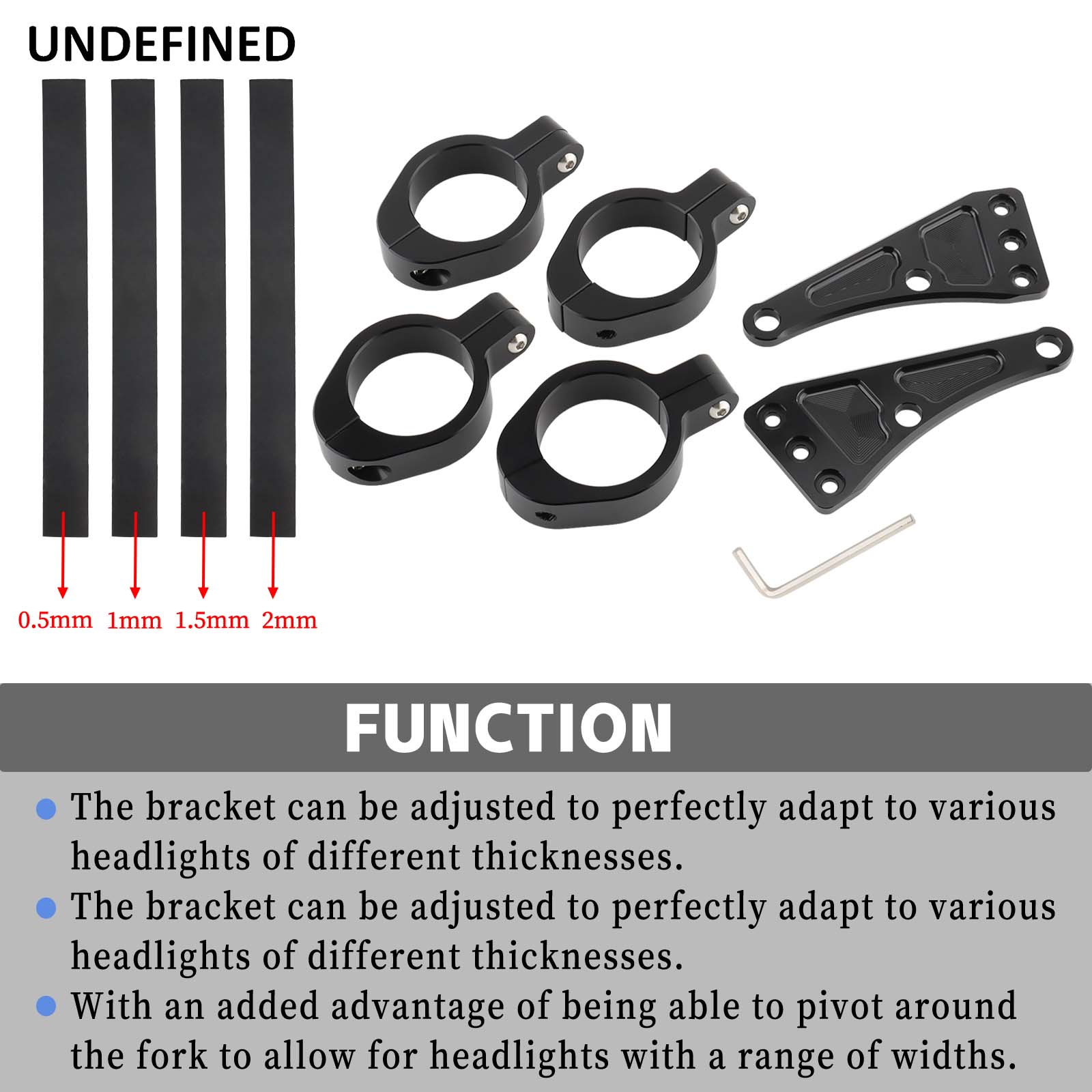 33mm-58mm Headlight Bracket Mo - Tech Q 리뷰 및 가격