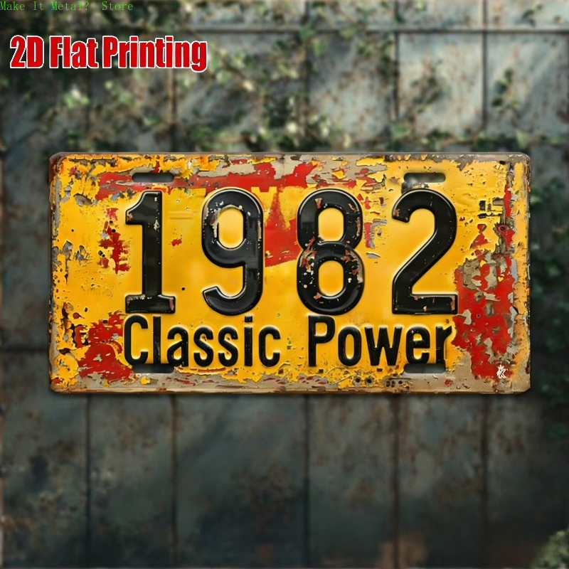 1980-1989 Vintage License Plat - Vintage Tech Accessories 리뷰 및 가격