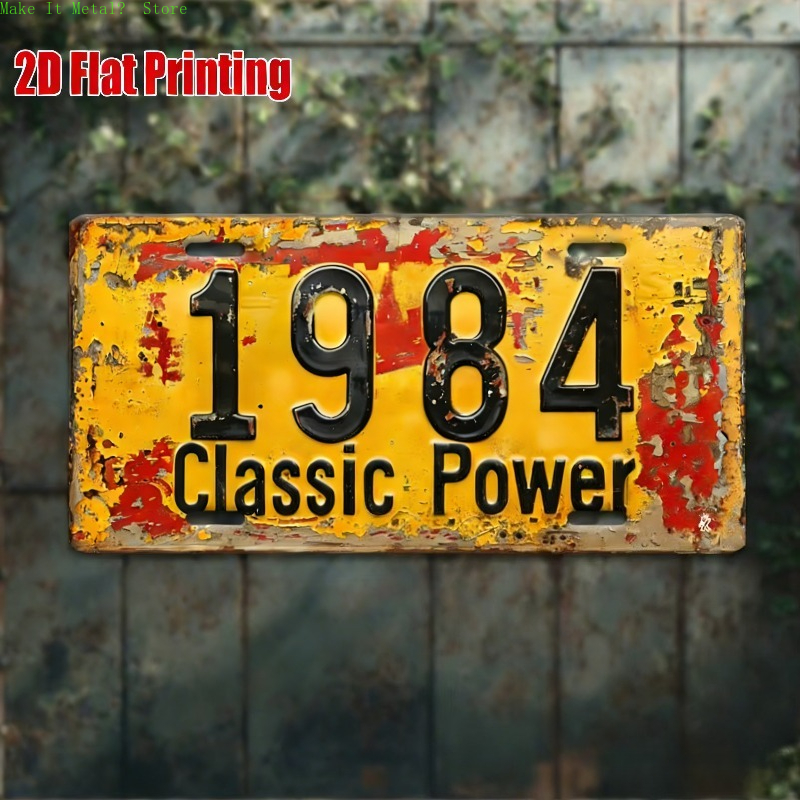 1980-1989 Vintage License Plat - Vintage Tech Accessories 리뷰 및 가격