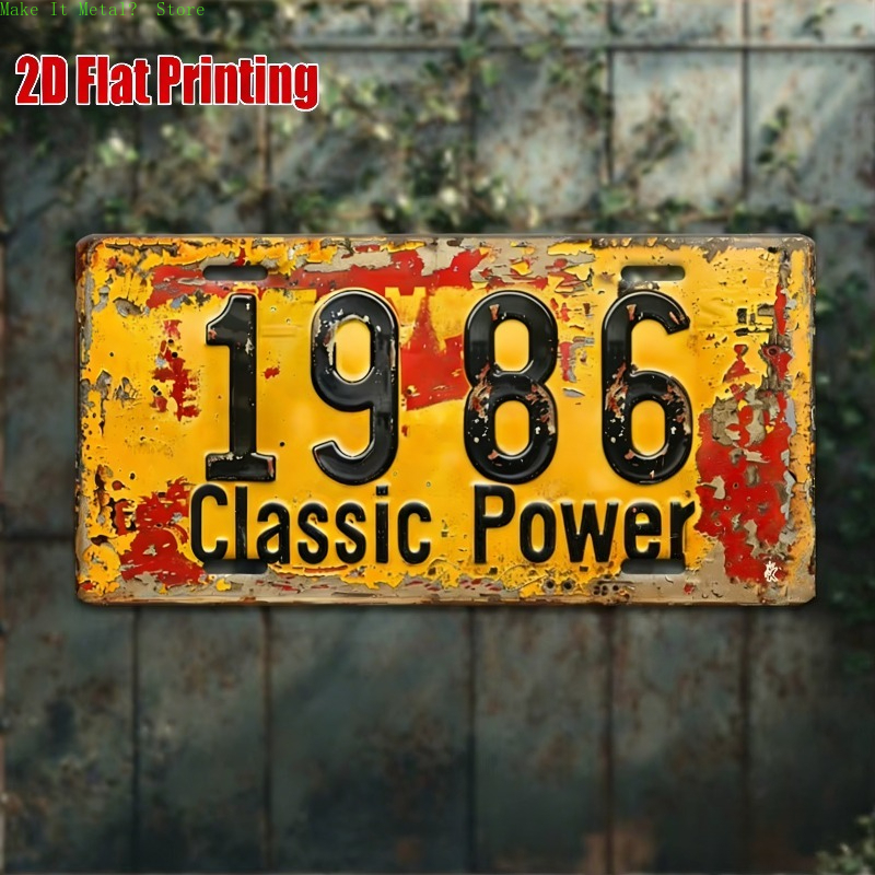 1980-1989 Vintage License Plat - Vintage Tech Accessories 리뷰 및 가격