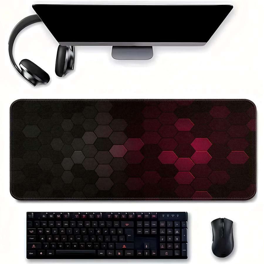 Red Honeycomb Tech Mouse Pad o - Tech Accessories For Laptop 리뷰 및 가격