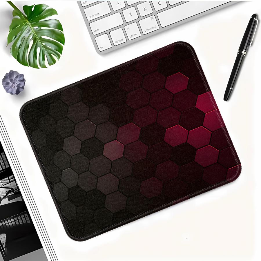 Red Honeycomb Tech Mouse Pad o - Tech Accessories For Laptop 리뷰 및 가격