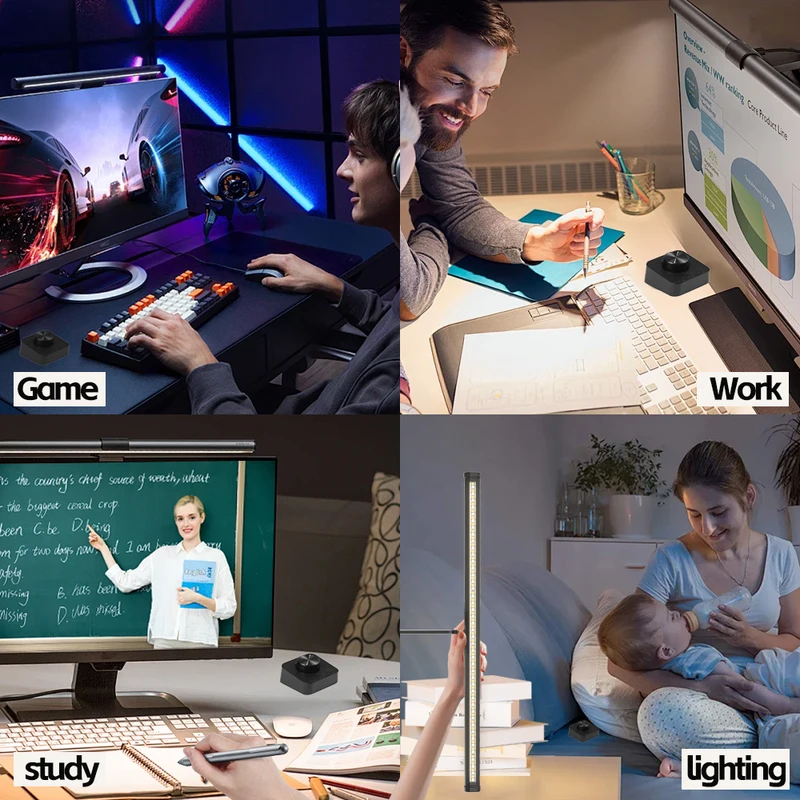 Portable LED Eye-Care Desk Lam - Monitor Light Bar 리뷰 및 가격