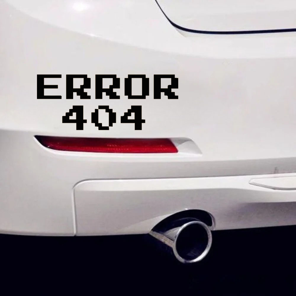 Error 404 Pixel Font Car Stick - Tech Accessories For Laptop 리뷰 및 가격