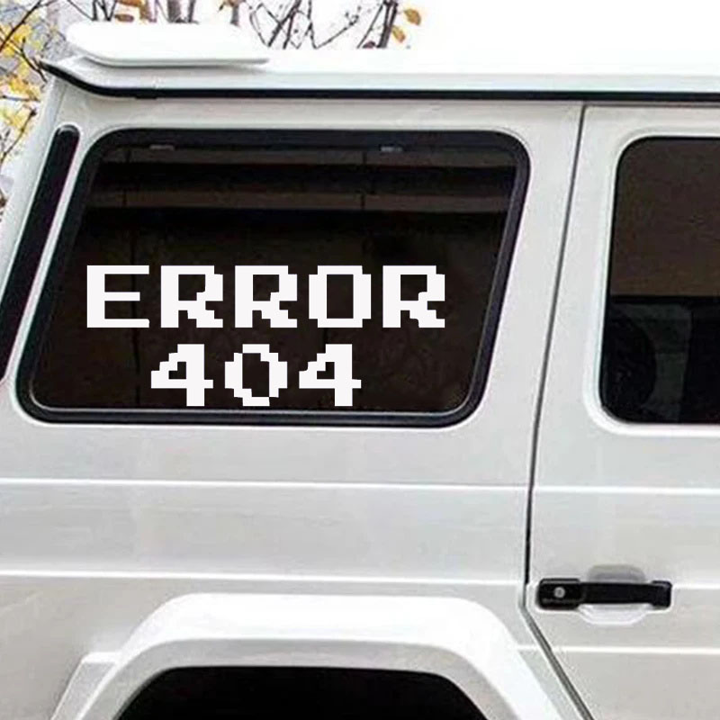Error 404 Pixel Font Car Stick - Tech Accessories For Laptop 리뷰 및 가격
