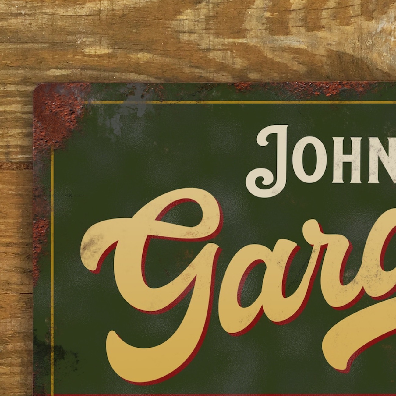 Custom Personalised Garage Met - Vintage Tech Accessories 리뷰 및 가격