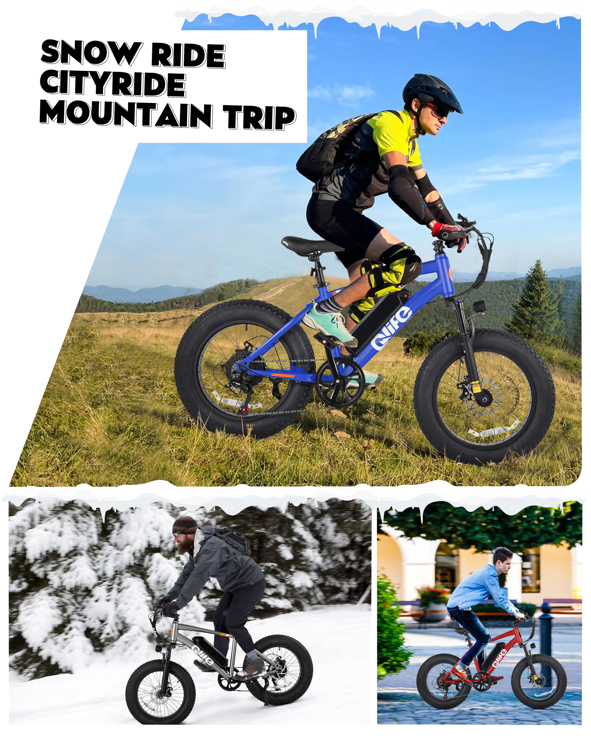 Qlife Racer Fat Tire Electric  - Tech Q 리뷰 및 가격