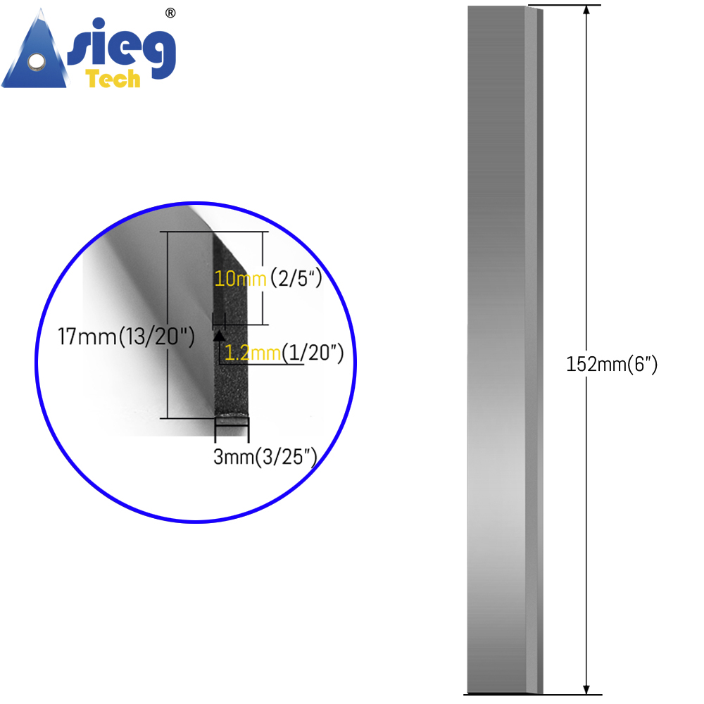 152×17×3mm Planer Jointer Blad - Tech Accessories Kit 리뷰 및 가격